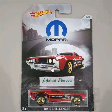 Jual Hotwheels Hot Wheels Dodge Dixie Challenger Edisi Mopar Shopee