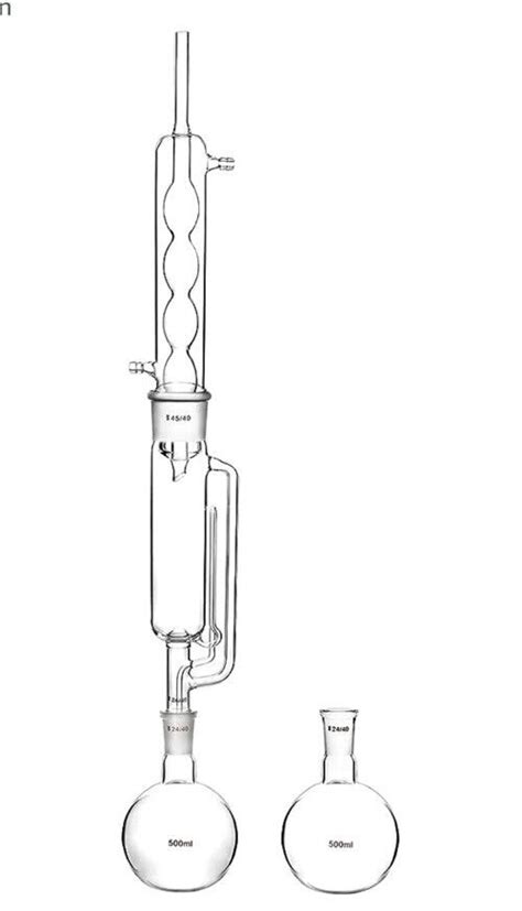 Soxhlet Extraction Apparatus Ml Extractor Two Ml Flasks