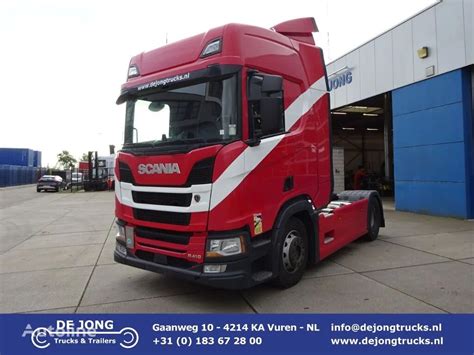 Scania R410 NGS ADR Retarder Full Spoilers Euro 6 Truck Tractor