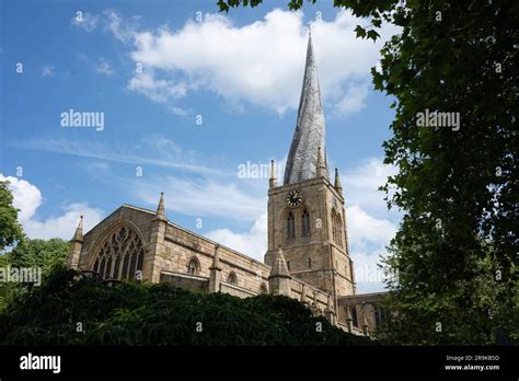 Chesterfield Parish Church With Crooked Spire Church Of St Mary And