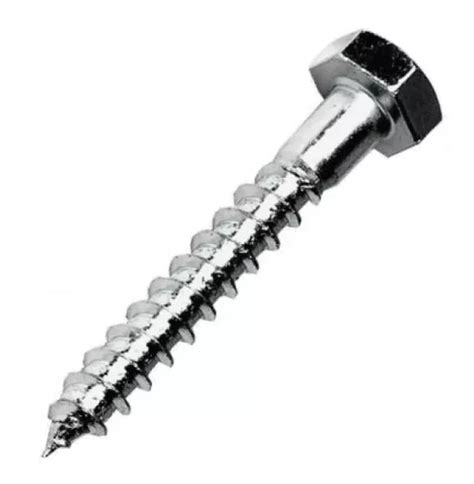 Tornillo Tirafondo En Acero Galvanizado 1 4 X 75 X 200 U Cuotas Sin