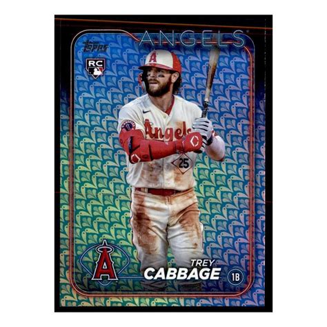 2024 Topps Series 1 Easter 321 Trey Cabbage Rookie Angels Baseball