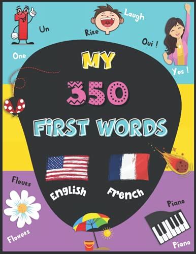 My First French Words Bilingual Book For Babies French English Learn