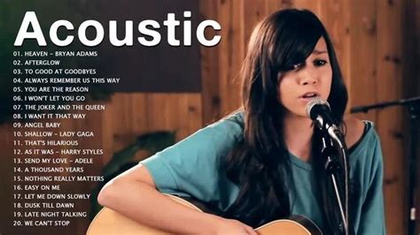 Acoustic The Best Acoustic Songs Of All Time Beautiful Love