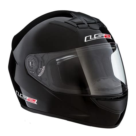 Casco Integral Ls Ff Single Mono Negro Brillo Talle Xl