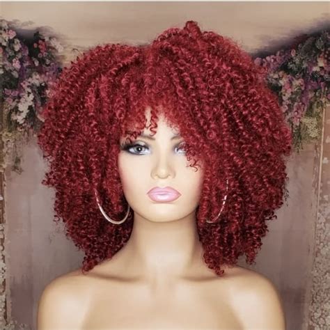 Curly Wig Etsy