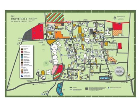 University Of Rhode Island Campus Map