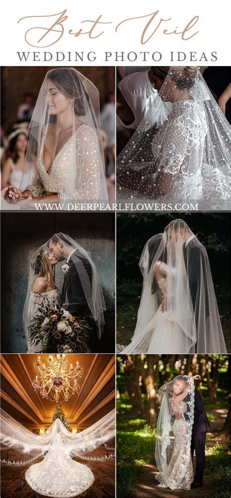 18 Romantic Wedding Photo Ideas To Take With Your Bridal Veil