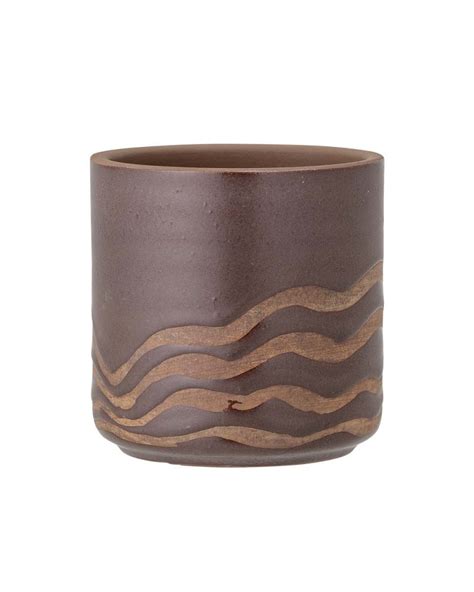 Cache Pot Haakon Deco Marron En Terre Cuite Bloomingville