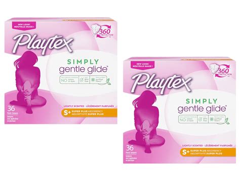 Playtex Gentle Glide Tampons With Triple Layer Protection Super Plus