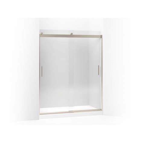 Kohler Levity® Sliding Shower Door 74” H X 56 5 8 59 5 8” W With 3