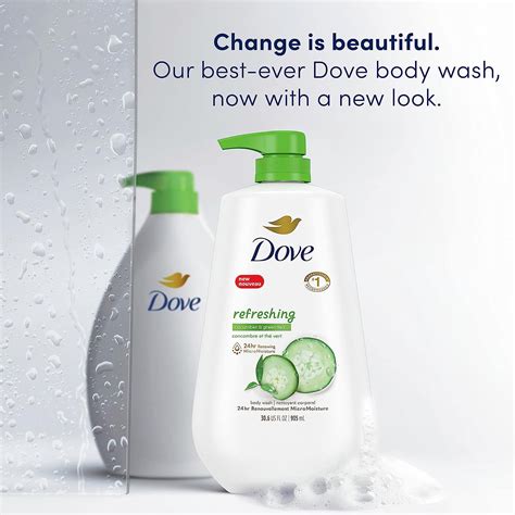 Dove Body Wash With Pump Refreshing Cucumber And Green Tea Refreshes