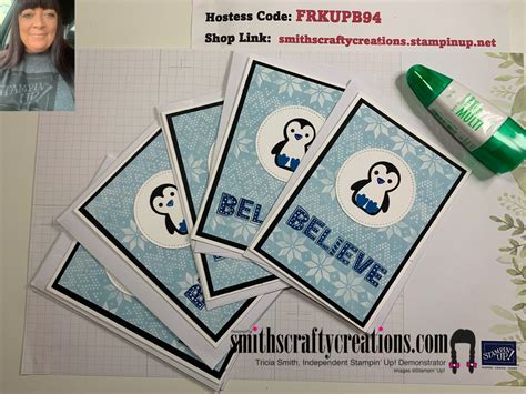 Baby Blue Penguin Cards Smiths Crafty Creations