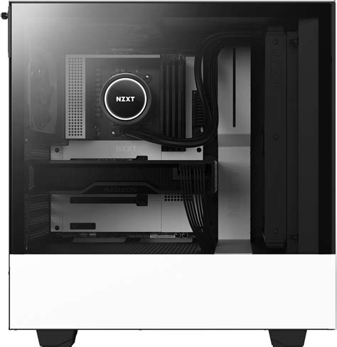 Customer Reviews Nzxt H510 Flow Atx Mid Tower Case Ca H52fw 01 Best Buy