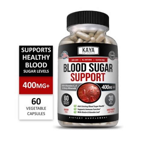 Kaya Naturals Blood Sugar Support Alpha Lipoic Acid And Cinnamon 20 Herbs