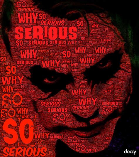 Typography Art Joker