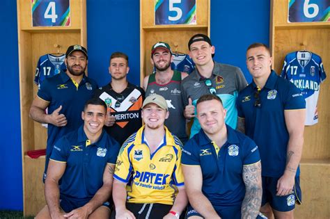 Footy Players Parramatta Eels