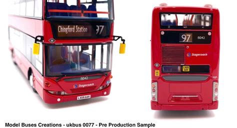 Modelbuszone Nmcl Mbc Model Ukbus Stagecoach London Scania