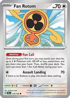 Fan Rotom Stellar Crown TCG Card Database