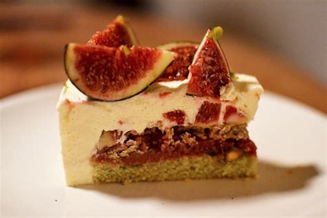 Entremets Figues Verveine Et Pistache Tendance FOOD