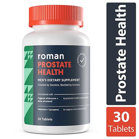 Roman prostate health supplement for men with beta-sitosterol and ...