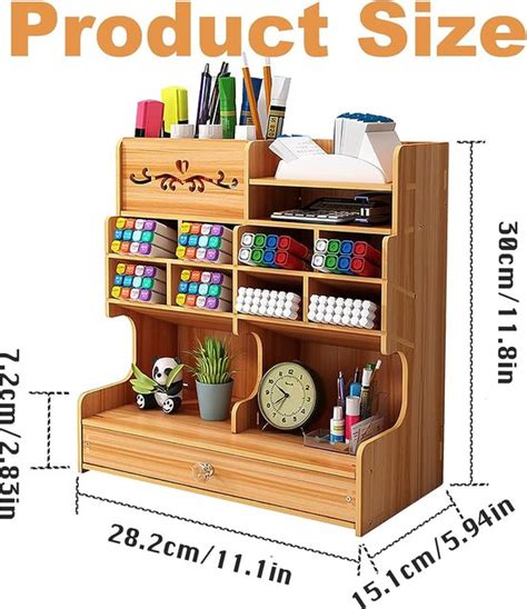 Houten Bureau Organizer Pennenhouder Bureau Doe Het Zelf