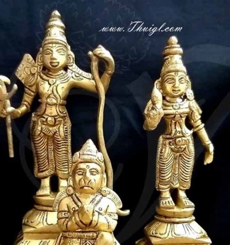 Brass Rama Sita Lakshmana And Hanuman Idol Set Buy Now 55