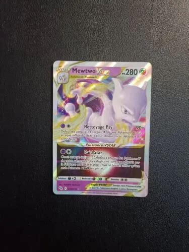 CARTE POKEMON MEWTWO 031 078 Ultra Rare Vstar Pokemon GO EB10 5 FR NEUF