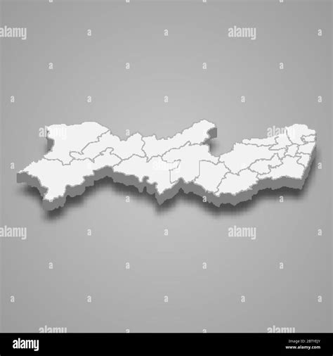 Mapa vectorial de pernambuco fotografías e imágenes de alta resolución