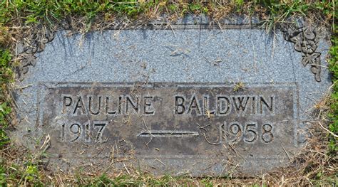 Pauline Sarah Berry Baldwin Homenaje De Find A Grave