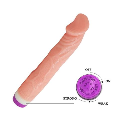 Fallo Realistico Vibratore Dildo Vibrante Vaginale Anale Per Donne Pene