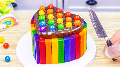 Amazing Kitkat Cake Dessert Miniature Rainbow Kitkat Pop It