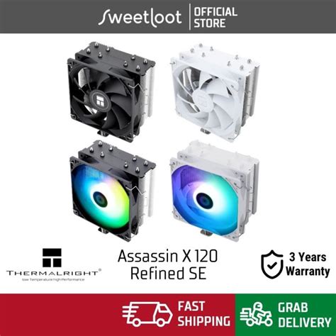 Thermalright Assassin X Refined Se Argb Cpu Air Cooler Lazada