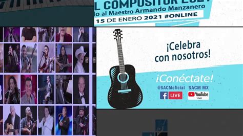 En el Día del Compositor la SACM recordará al Maestro Armando Manzanero