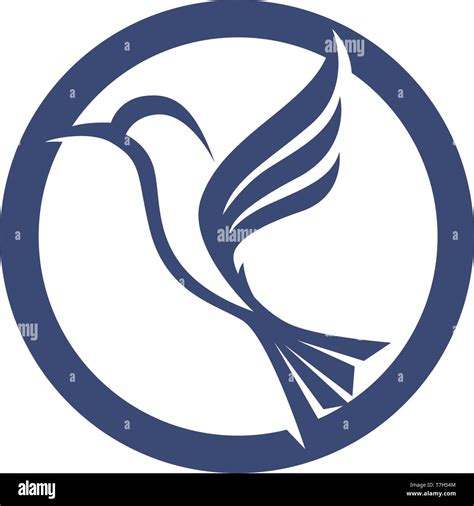 Hummingbird Icon Logo And Symbols Template Vector Stock Vector Image