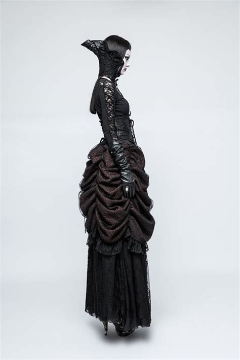 Готическая юбка Gothic Gorgeous Bubble Skirt Punk Rave Q-332/BK-RD ...
