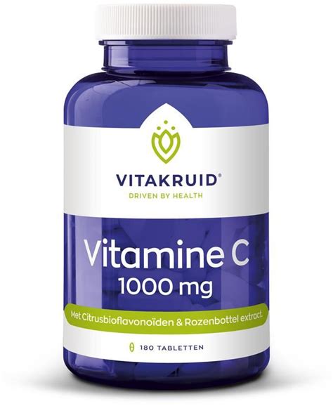 Vitakruid Vitamine C 1000 Mg 180 Tabletten Nu € 2990 Medicijnennl