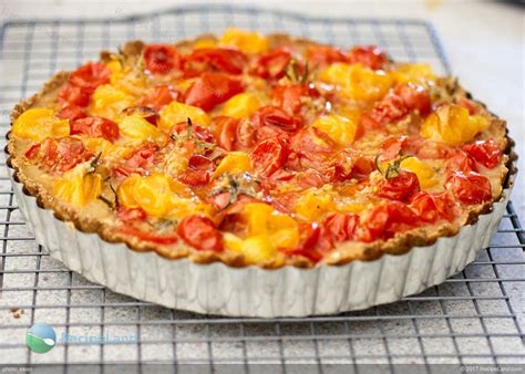 Roasted Cherry Tomato And Feta Tart Recipe