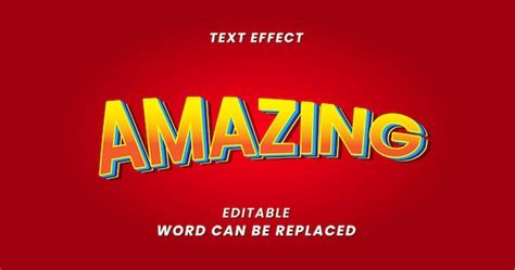 Premium Vector Text Effects With Amazing Editable Text