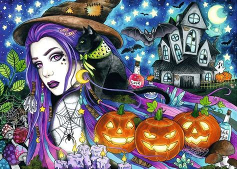 RAVENSBURGER Puzzle Halloween 1000 dílků | Puzzle-puzzle.cz