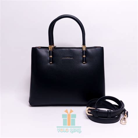 Chrisbella Handbag Black VoloNepal