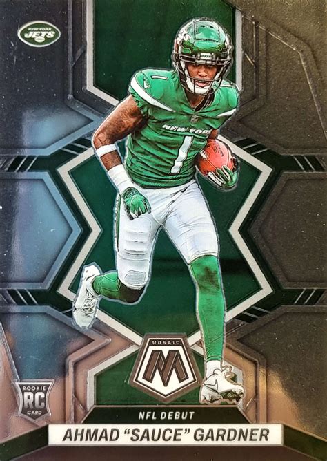 NFL 2022 Panini Mosaic Football Single Card Ahmad Sauce Gardner 289