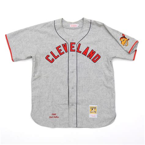 Bob Feller Cleveland Indians Throwback Jersey | EBTH