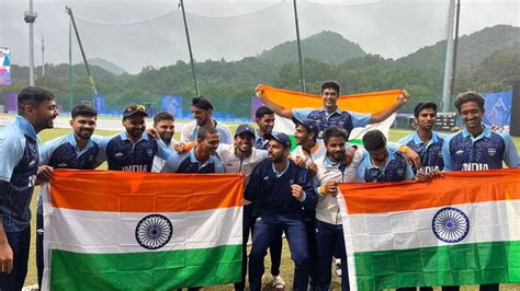 Asian Games 2023 Men S Cricket Team Bags Historic Gold After Final