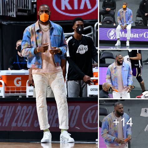 Lebron James Showcases Iconic Style In Striking Jacket For Icons Of