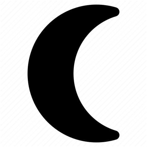 Half, moon, phase, crescent, astronomy icon - Download on Iconfinder