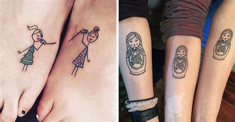 Ideas de Tatuajes para Hermanas Delicados Pequeños y Originales