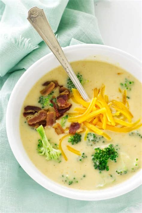 Potato Broccoli Cheddar Soup Savor The Best