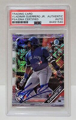 Bowman Chrome Mojo Refractor Vladimir Guerrero Jr Rc Bcp Psa