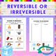 Reversible and Irreversible Changes | Sorting Cut and Paste | Notes 